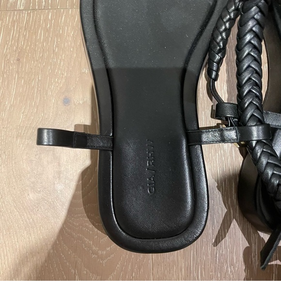 GIABORGHINI x Rosie Huntington-Whiteley thong sandals Black - Picture 5 of 5